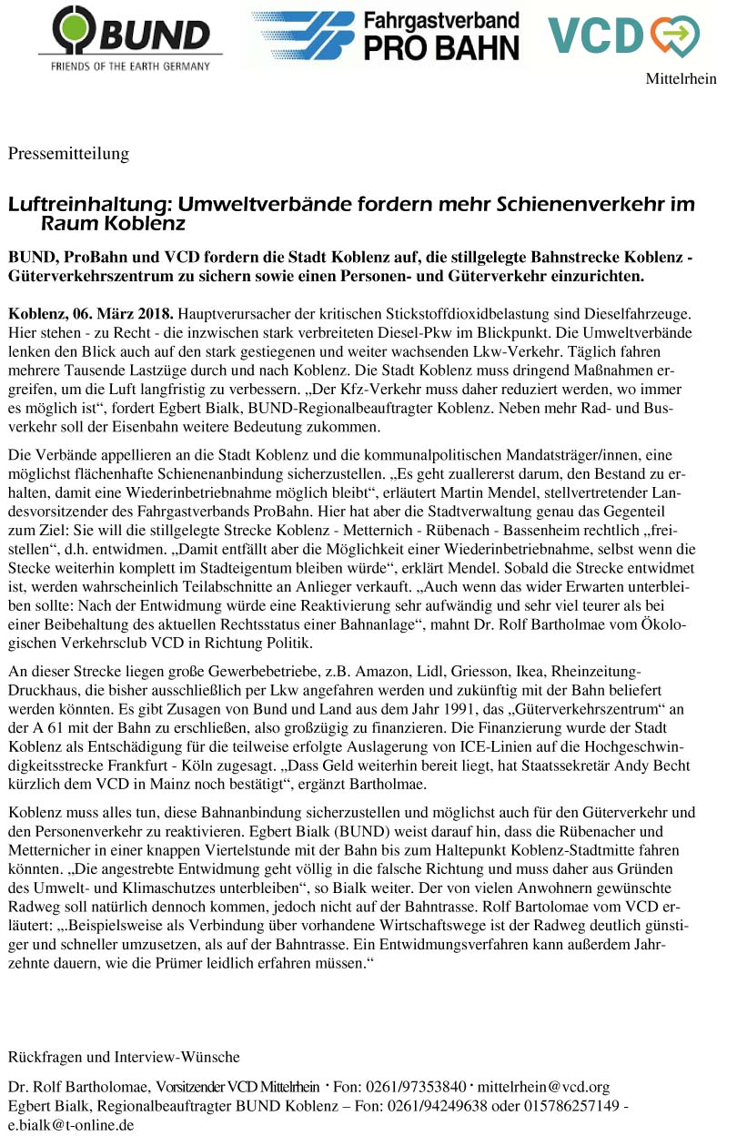 Pressemitteilung BUND