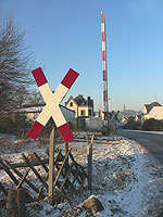 Bahn&uuml;bergang R&uuml;benach